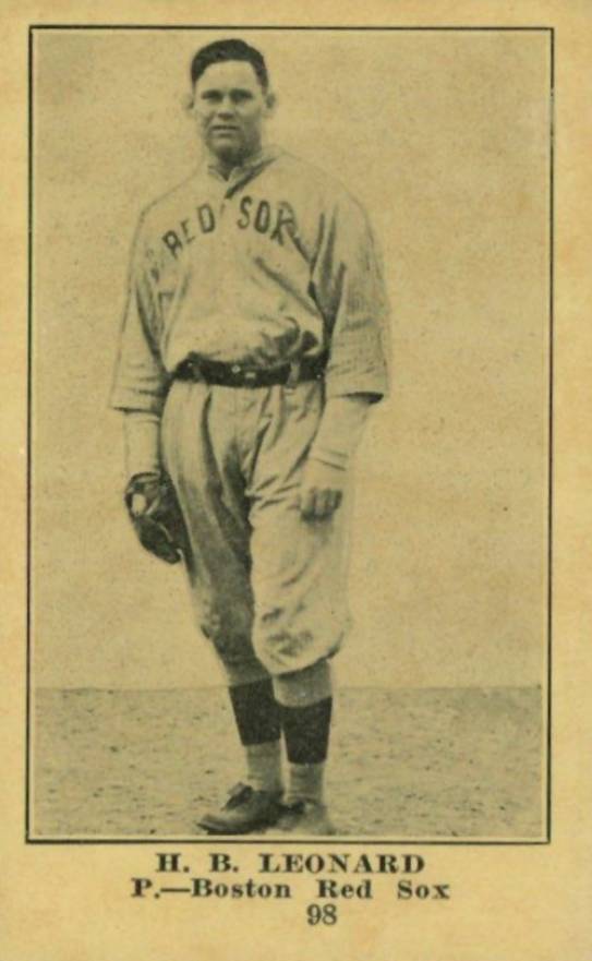 1917 Collins-McCarthy H.B. Leonard #98 Baseball Card