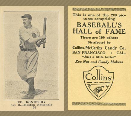 1917 Collins-McCarthy Ed Kohetchy #94 Baseball Card