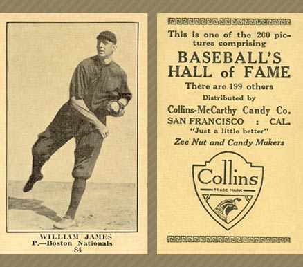 1917 Collins-McCarthy William James #84 Baseball Card