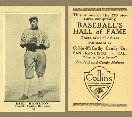 1917 Collins-McCarthy Earl Hamilton #68 Baseball Card