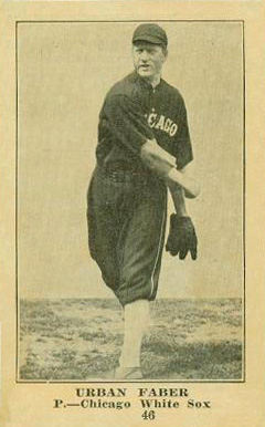 1917 Collins-McCarthy Urban Faber #46 Baseball Card