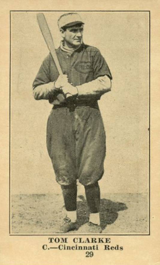 1917 Collins-McCarthy Tom Clarke #29 Baseball Card