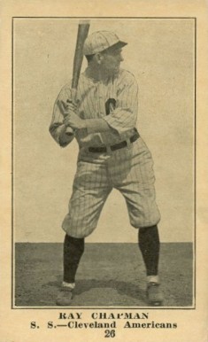 1917 Collins-McCarthy Ray Chapman #26 Baseball Card