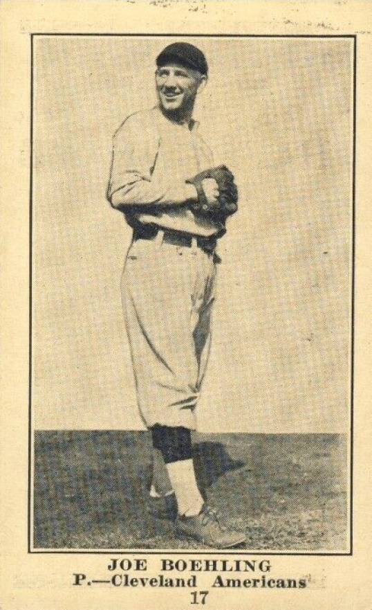 1917 Collins-McCarthy Joe Boehling #17 Baseball Card