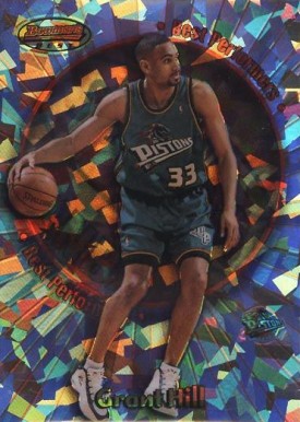 1998 Bowman's Best Performers Grant Hill #BP4 Basketball Card