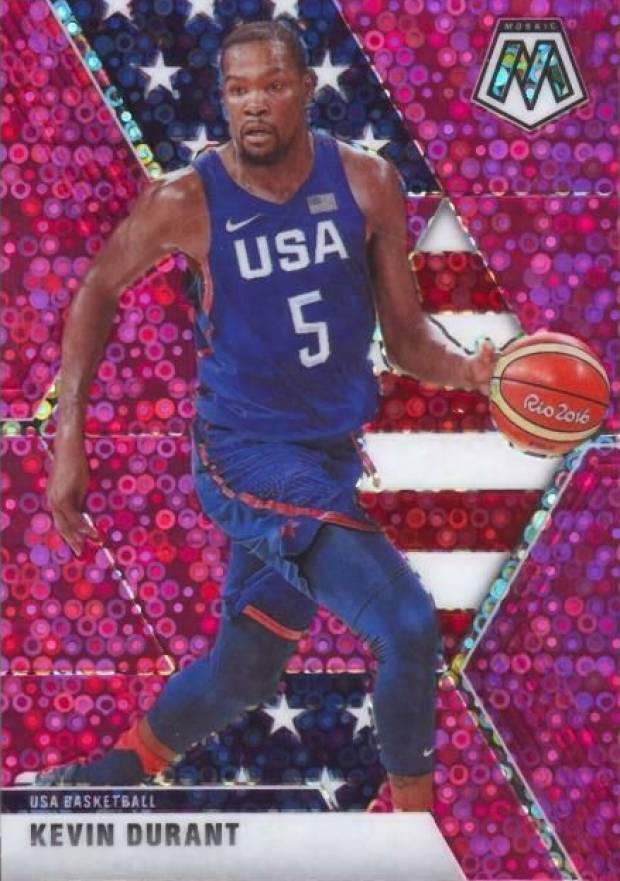 2019 Panini Mosaic Kevin Durant #251 Basketball Card