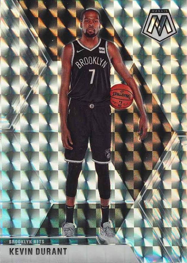 2019 Panini Mosaic Kevin Durant #1 Basketball Card