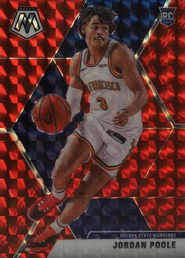 2019 Panini Mosaic Jordan Poole #228 Basketball Card