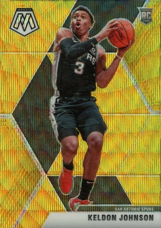 2019 Panini Mosaic Keldon Johnson #238 Basketball Card