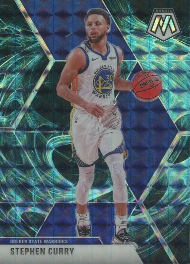 2019 Panini Mosaic Stephen Curry #70 Basketball Card