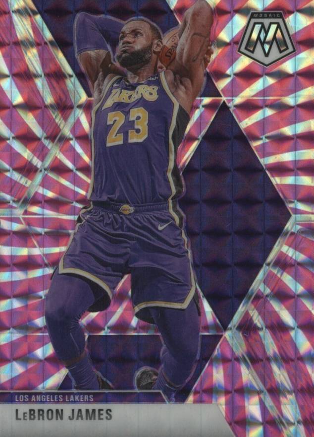 2019 Panini Mosaic LeBron James #8 Basketball Card