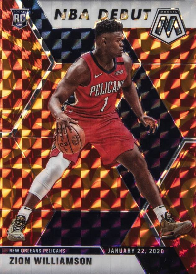 2019 Panini Mosaic Zion Williamson #269 Basketball Card