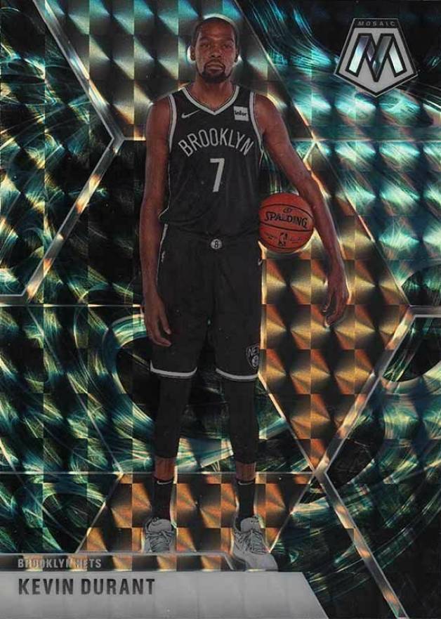 2019 Panini Mosaic Kevin Durant #1 Basketball Card