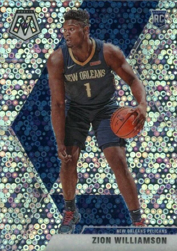 2019 Panini Mosaic Zion Williamson #209 Basketball Card