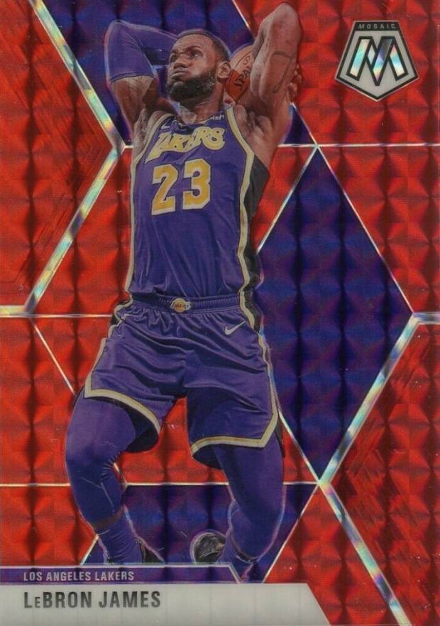 2019 Panini Mosaic LeBron James #8 Basketball Card