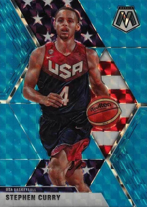 2019 Panini Mosaic Stephen Curry #260 Basketball Card