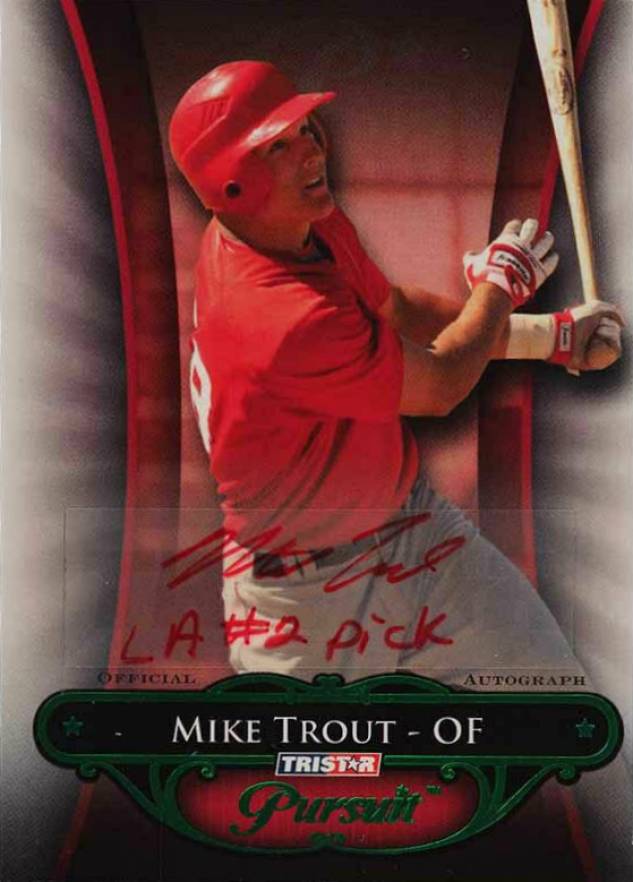 2010 Tristar Pursuit Mike Trout #10 Baseball Card