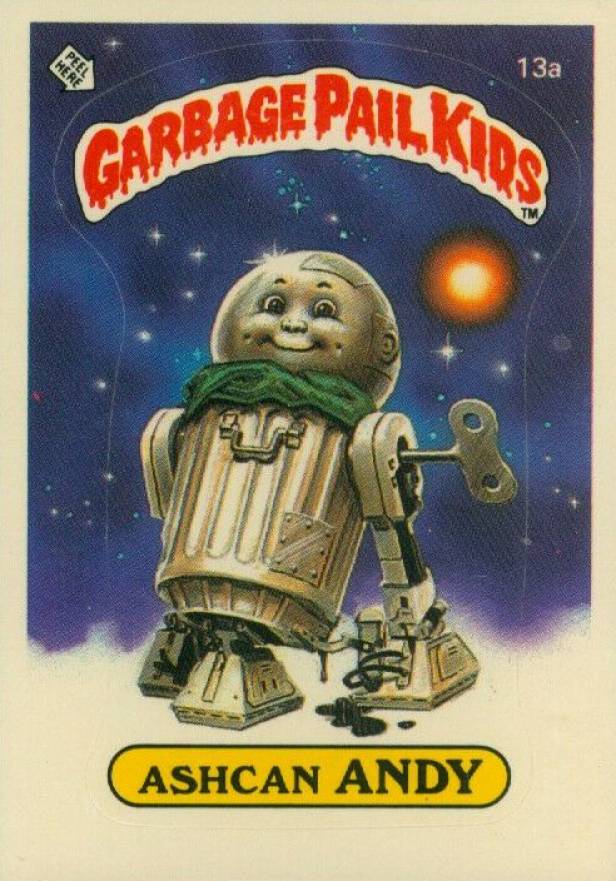 1985 Garbage Pail Kids Stickers Ashcan Andy 13a NonSports VCP Price