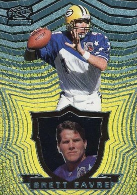 1997 Pacific Invincible Brett Favre #53 Football Card
