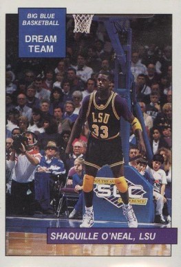 1990 Kentucky Big Blue Dream Team Award Winners Shaquille O'Neal #19 Basketball Card