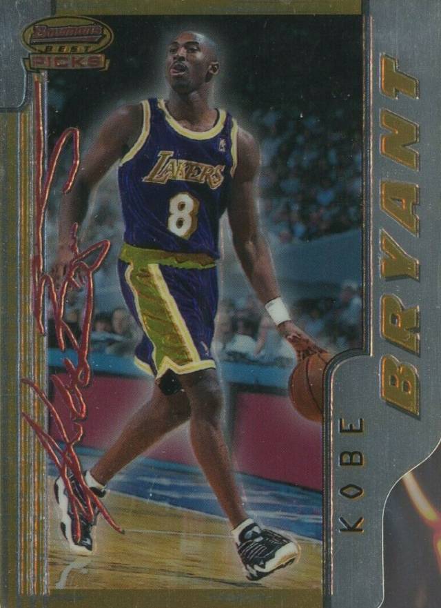 1996 Bowman's Best Picks Kobe Bryant #BP10 Basketball Card