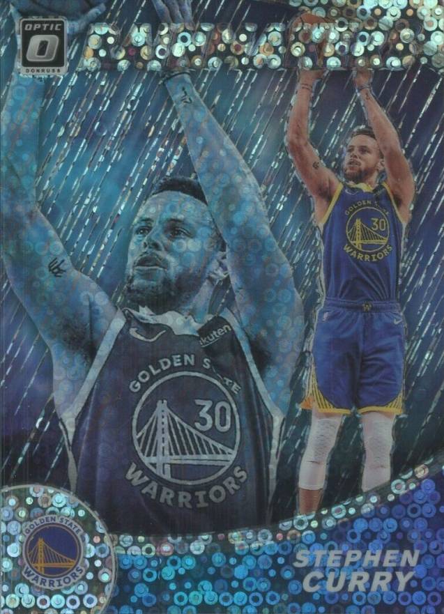 2019 Donruss Optic Rainmakers Stephen Curry #4 Basketball Card