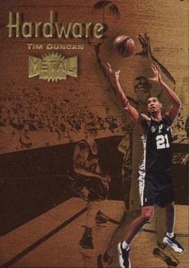 1997 Metal Universe Championship Hardware Tim Duncan #12 Basketball Card