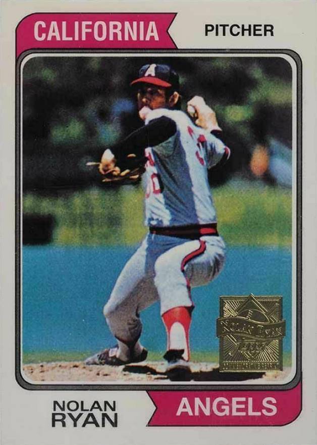 1999 Topps Nolan Ryan 1974 Topps Reprint #7 Baseball Card