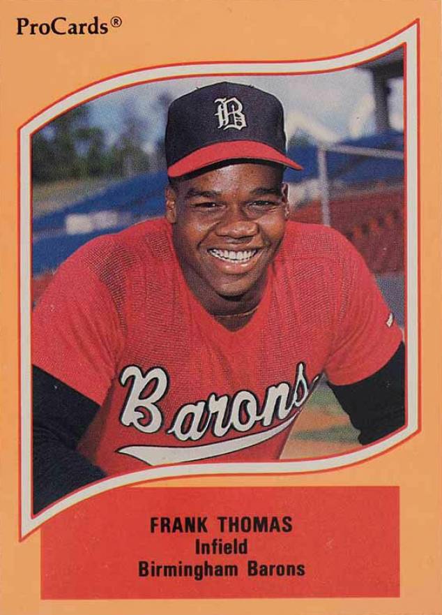 1990 Procards A & AA Minor League Stars Frank Thomas #46 Baseball Card