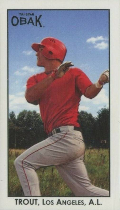 2011 Tristar Obak T-212 Minis Mike Trout #16 Baseball Card