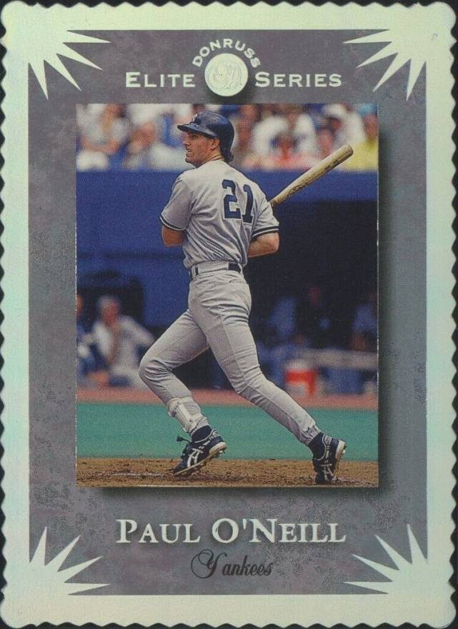 1995 Donruss Elite Paul O'Neill #50 Baseball Card