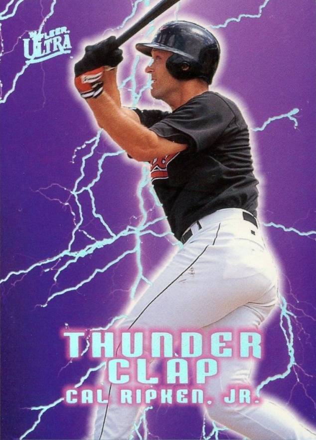 1996 Ultra Thunderclap Cal Ripken Jr. #17 Baseball Card