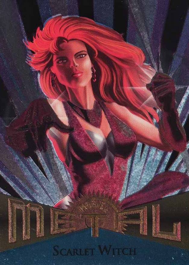 1995 Marvel Metal Scarlet Witch #25 Non-Sports Card