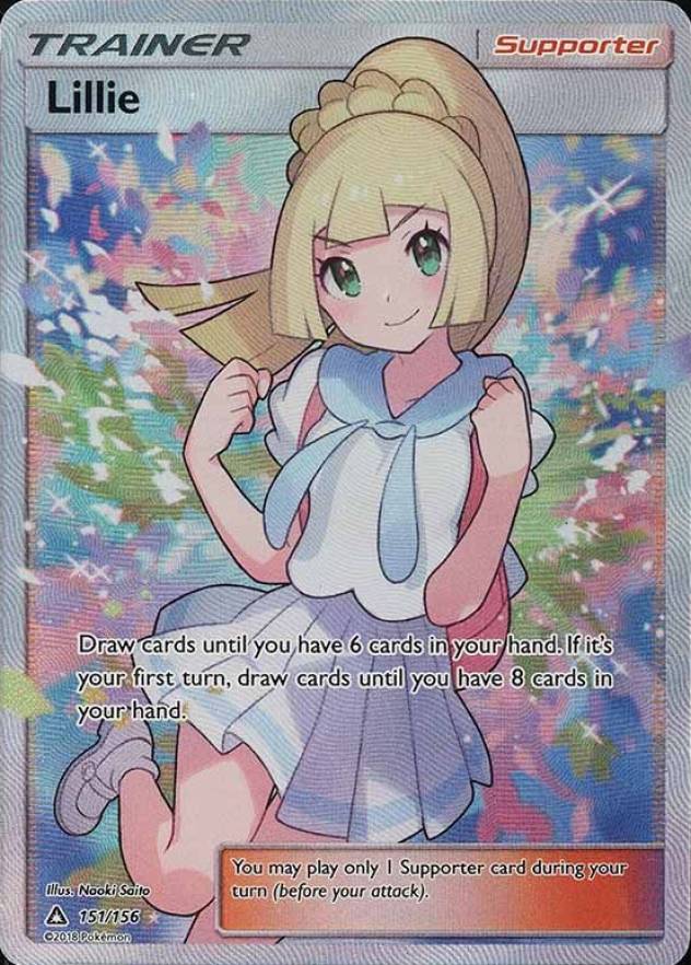 2018 Pokemon Sun & Moon Ultra Prism Full Art/Lillie #151 TCG Card