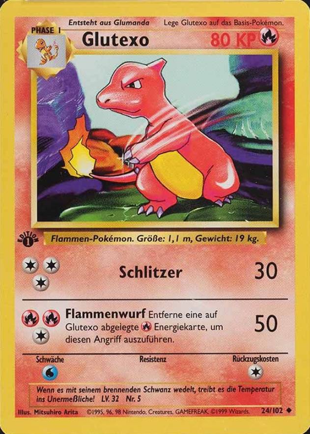 1999 Pokemon German  Glutexo #24 TCG Card