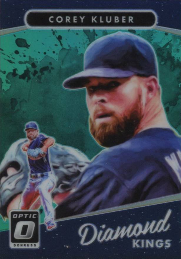 2017 Panini Donruss Optic Corey Kluber #8 Baseball Card