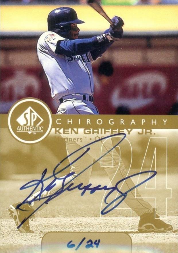 1999 SP Authentic Chirography Ken Griffey Jr. #JR Baseball Card