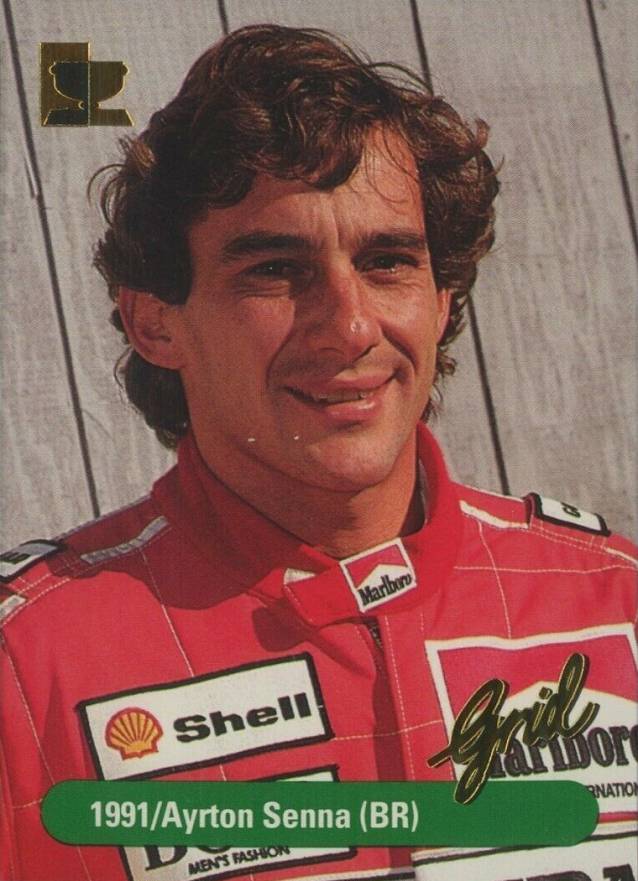 1992 Grid Formula One Ayrton Senna #186 Boxing & Other Card
