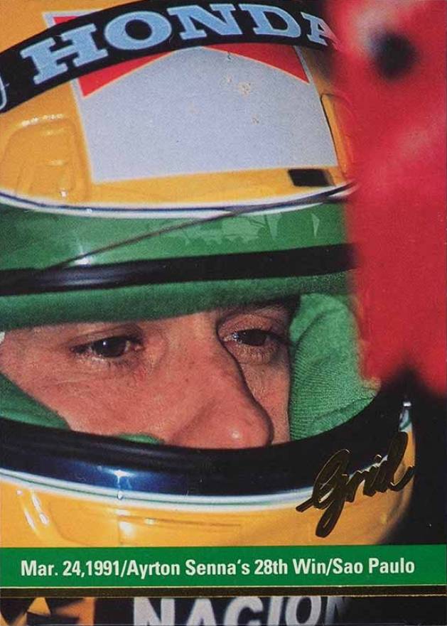 1992 Grid Formula One Ayrton Senna #188 Other Sports Card
