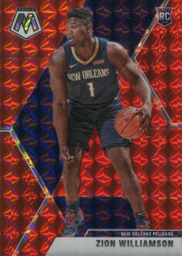 2019 Panini Mosaic Zion Williamson #209 Basketball Card