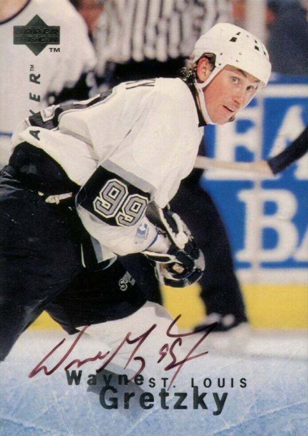 1995 Upper Deck Be a Player Autographs Wayne Gretzky #97 Hockey Card