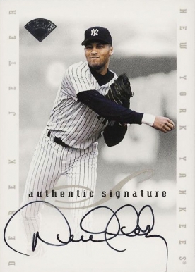 1996 Leaf Signature Extended Autographs Derek Jeter # Baseball Card