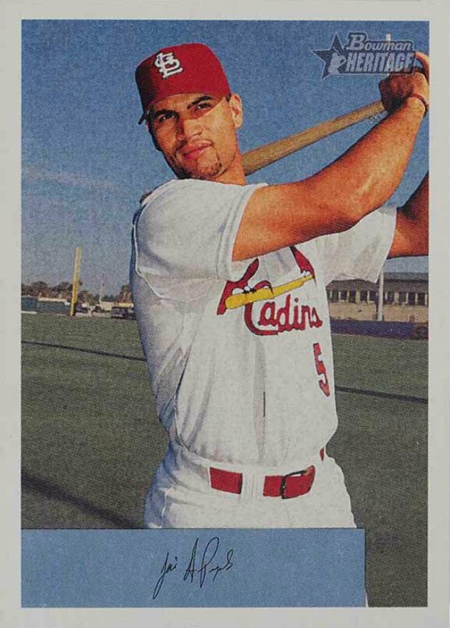 2002 Bowman Heritage Albert Pujols #251 Baseball Card