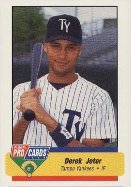 1994 Fleer Procards Florida League All-Stars Derek Jeter #22 Baseball Card