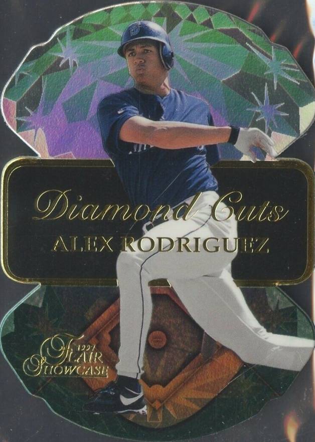 1997 Flair Showcase Diamond Cuts Alex Rodriguez #16 Baseball Card