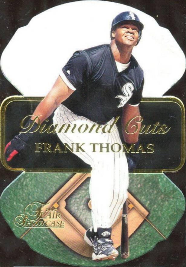 1997 Flair Showcase Diamond Cuts Frank Thomas #17 Baseball Card
