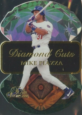 1997 Flair Showcase Diamond Cuts Mike Piazza #12 Baseball Card