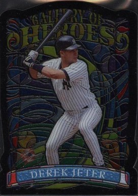 1998 Topps Gallery Gallery of Heroes Derek Jeter #GH2 Baseball Card
