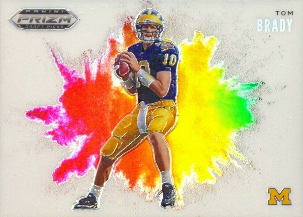 2020 Panini Prizm Draft Picks Color Blast Tom Brady #19 Football Card