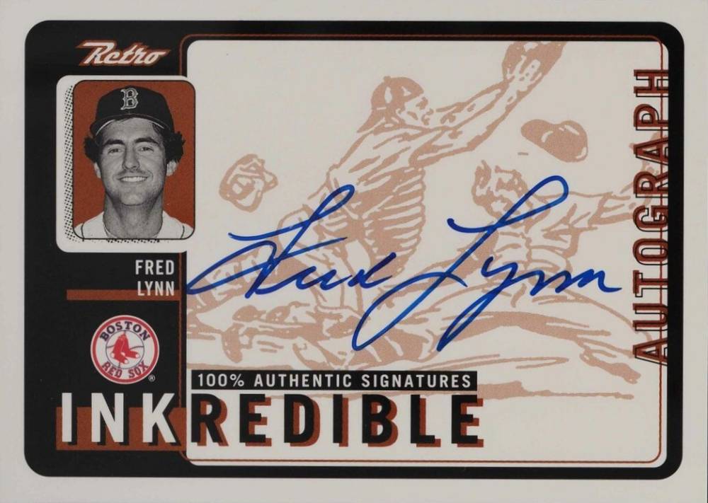 1999 Upper Deck Retro Inkredible Fred Lynn #FL Baseball Card